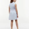 Robe chemise sans manches à ceinture pour enfant Robe chemise sans manches à ceinture pour enfant