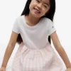 Robe combinée en seersucker vichy pour enfant