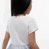 Robe combinée en seersucker vichy pour enfant