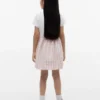 Robe combinée en seersucker vichy pour enfant
