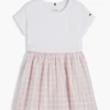 Robe combinée en seersucker vichy pour enfant