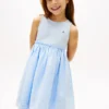 Robe combinée à œillets brodés pour enfant
