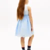 Robe combinée à œillets brodés pour enfant