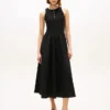 Robe débardeur en mélange de matières Robe débardeur en mélange de matières