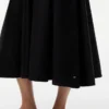 Robe débardeur en mélange de matières avec boutons dorés Robe débardeur en mélange de matières avec boutons dorés