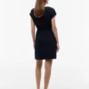 Robe en coton stretch à ceinture Robe en coton stretch à ceinture