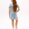 Robe en denim rayé pour enfant Robe en denim rayé pour enfant
