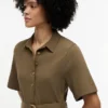 Robe midi plissée en mélange de matières Robe midi plissée en mélange de matières