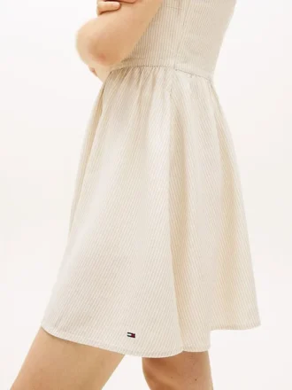 Robe patineuse en lin mélangé Tommy Jeans