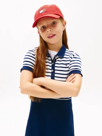 Robe patineuse en polo stretch pour enfant Robe patineuse en polo stretch pour enfant