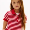 Robe patineuse en polo stretch pour enfant
