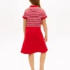 Robe patineuse en polo stretch pour enfant