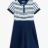 Robe patineuse en polo stretch pour enfant