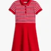 Robe patineuse en polo stretch pour enfant