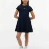 Robe patineuse pour enfant avec logo drapeau ton sur ton Robe patineuse pour enfant avec logo drapeau ton sur ton