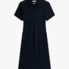 Robe polo en coton stretch coupe classique Robe polo en coton stretch coupe classique