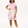 Robe polo à imprimé floral intégral pour enfant