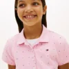 Robe polo à imprimé floral intégral pour enfant