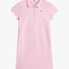 Robe polo à imprimé floral intégral pour enfant