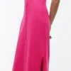 Robe polo midi sans manches en piqué Robe polo midi sans manches en piqué