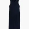 Robe polo midi sans manches en piqué Robe polo midi sans manches en piqué