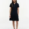 Robe polo plissée extensible pour enfants Robe polo plissée extensible pour enfants