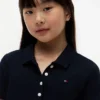 Robe polo plissée extensible pour enfants Robe polo plissée extensible pour enfants
