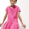 Robe polo plissée extensible pour enfants Robe polo plissée extensible pour enfants