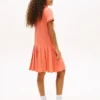 Robe polo plissée extensible pour enfants Robe polo plissée extensible pour enfants