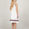 Robe polo plissée sans manches pour enfant