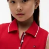 Robe polo plissée sans manches pour enfant