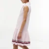 Robe polo plissée sans manches pour enfant