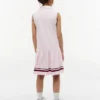 Robe polo plissée sans manches pour enfant