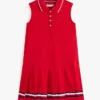 Robe polo plissée sans manches pour enfant
