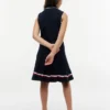 Robe polo plissée sans manches pour enfant