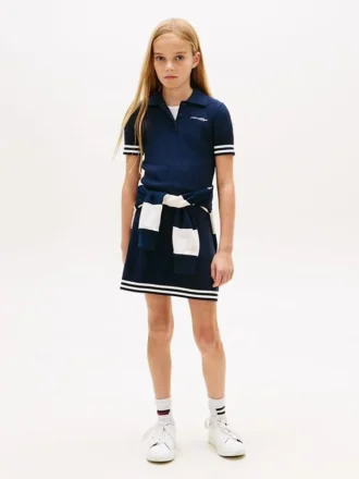 Robe polo rayée pour enfant Robe polo rayée pour enfant