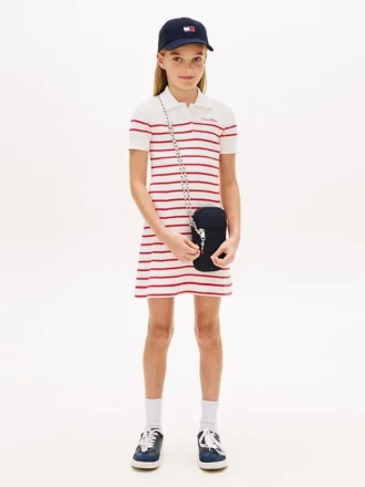 Robe polo rayée pour enfant
