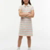 Robe polo à rayures multiples pour enfant Robe polo à rayures multiples pour enfant