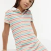 Robe polo à rayures multiples pour enfant Robe polo à rayures multiples pour enfant