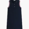 Robe polo sans manches en piqué stretch Robe polo sans manches en piqué stretch