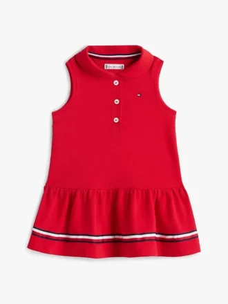 Robe polo sans manches extensible pour bébés