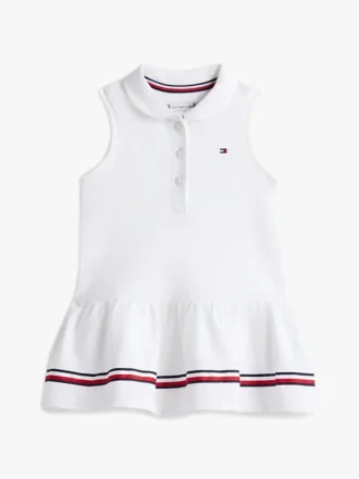 Robe polo sans manches extensible pour bébés