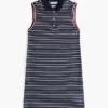 Robe polo sans manches à rayures Robe polo sans manches à rayures