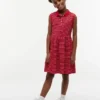 Robe polo sans manches à rayures pour enfant Robe polo sans manches à rayures pour enfant