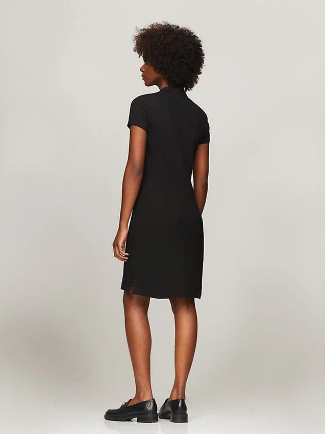 Robe polo slim en coton stretch Robe polo slim en coton stretch