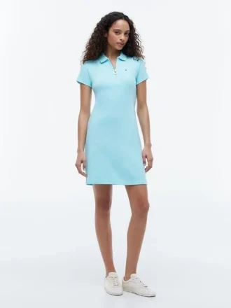 Robe polo zippée