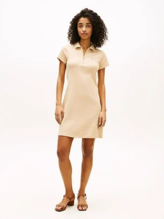 Robe polo zippée