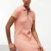 Robe polo zippée Robe polo zippée