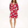 Robe portefeuille en crêpe à imprimé floral Robe portefeuille en crêpe à imprimé floral