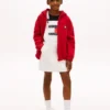 Robe-salopette en denim pour enfant Hilfiger Badge Robe-salopette en denim pour enfant Hilfiger Badge